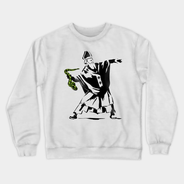 Snake Thrower Crewneck Sweatshirt by HeroInstitute